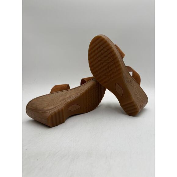 Børn Shoes EMILY BR0036037 Women's NEW Platform Sandals Tan US Size 9 NIB - Picture 9 of 11